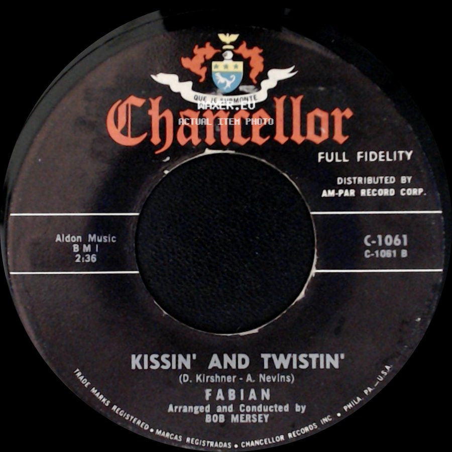 Fabian - Long Before / Kissin' And Twistin' side B