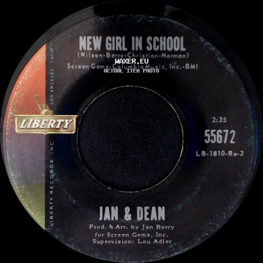 Jan & Dean - Dead Man's Curve / New Girl In School side B