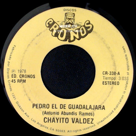 Chayito Valdez - Pedro El De Guadalajara / Las Gaviotas side A