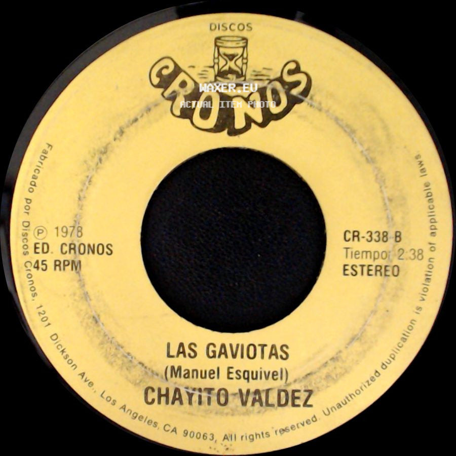 Chayito Valdez - Pedro El De Guadalajara / Las Gaviotas side B