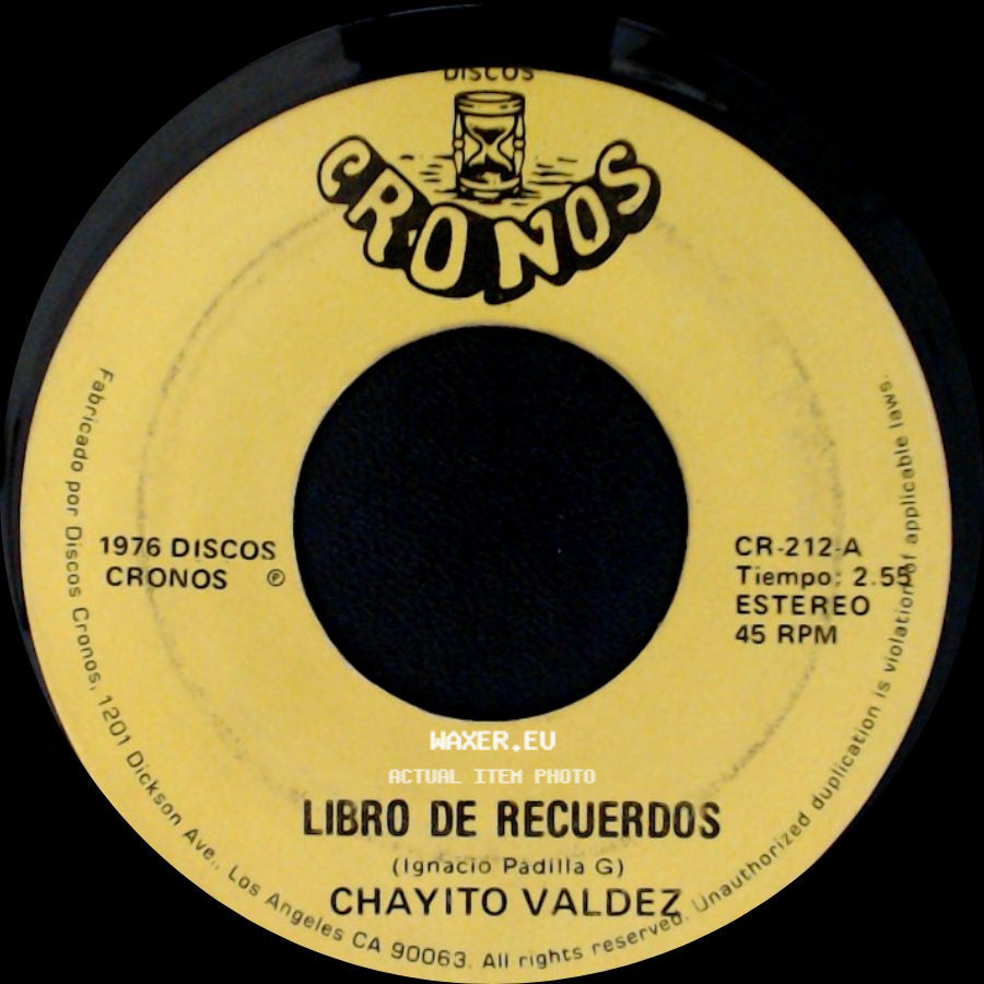 Chayito Valdez - La Frontera De Tijuana / Libro De Recuerdos side B