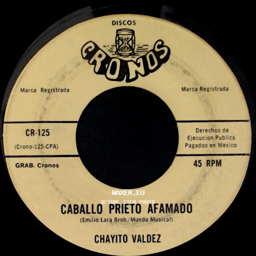 Chayito Valdez - Tio Juan / Caballo Prieto Afamado side B