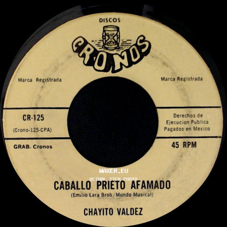 Chayito Valdez - Tio Juan / Caballo Prieto Afamado side B