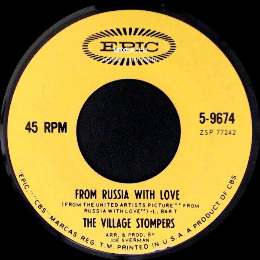 The Village Stompers - From Russia With Love / The Bridges Of Budapest side A