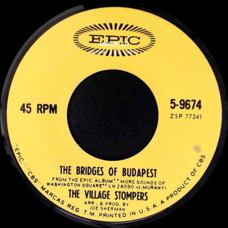 The Village Stompers - From Russia With Love / The Bridges Of Budapest side B