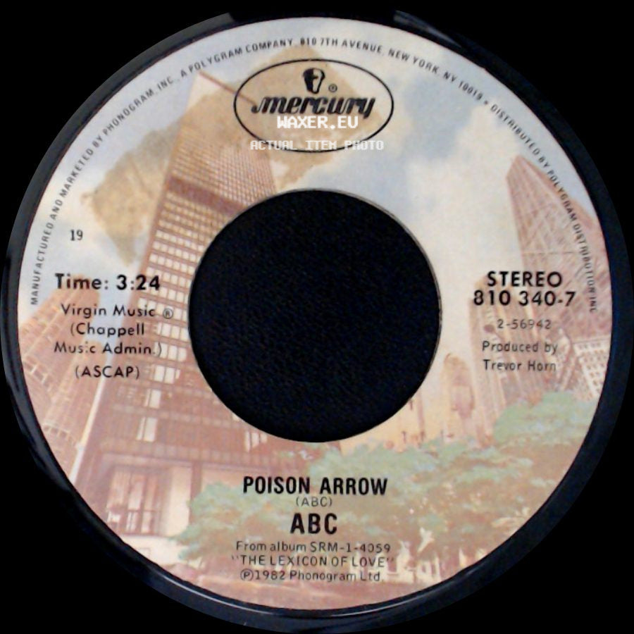 Abc - Poison Arrow / Tears Are Not Enough side A