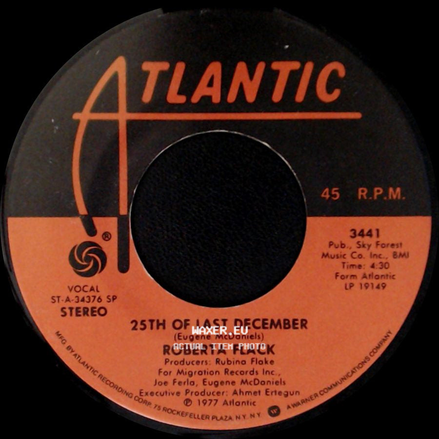 Roberta Flack - 25Th Of Last December / Why Don't You Move In With Me side A