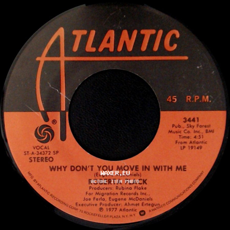 Roberta Flack - 25Th Of Last December / Why Don't You Move In With Me side B