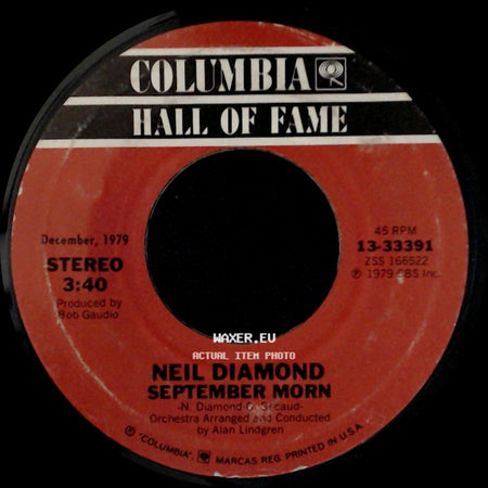 Neil Diamond - September Morn / Say Maybe side A