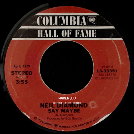 Neil Diamond - September Morn / Say Maybe side B
