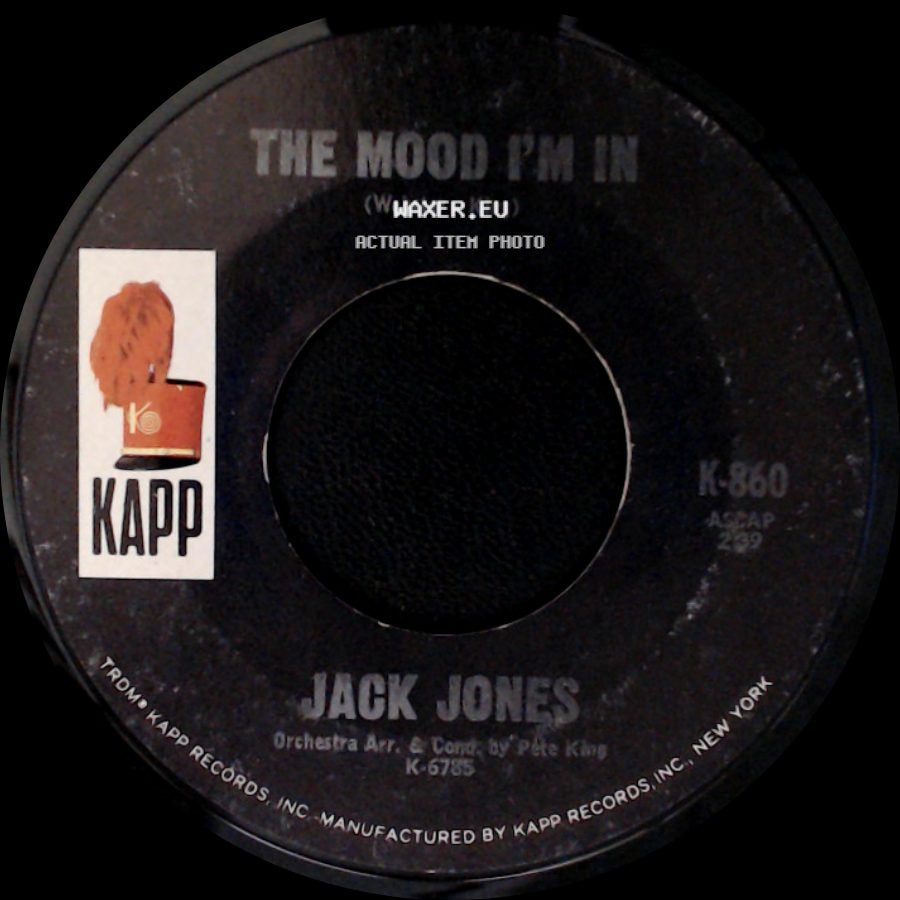 Jack Jones - Open For Business As Usual / The Mood I'm In side B