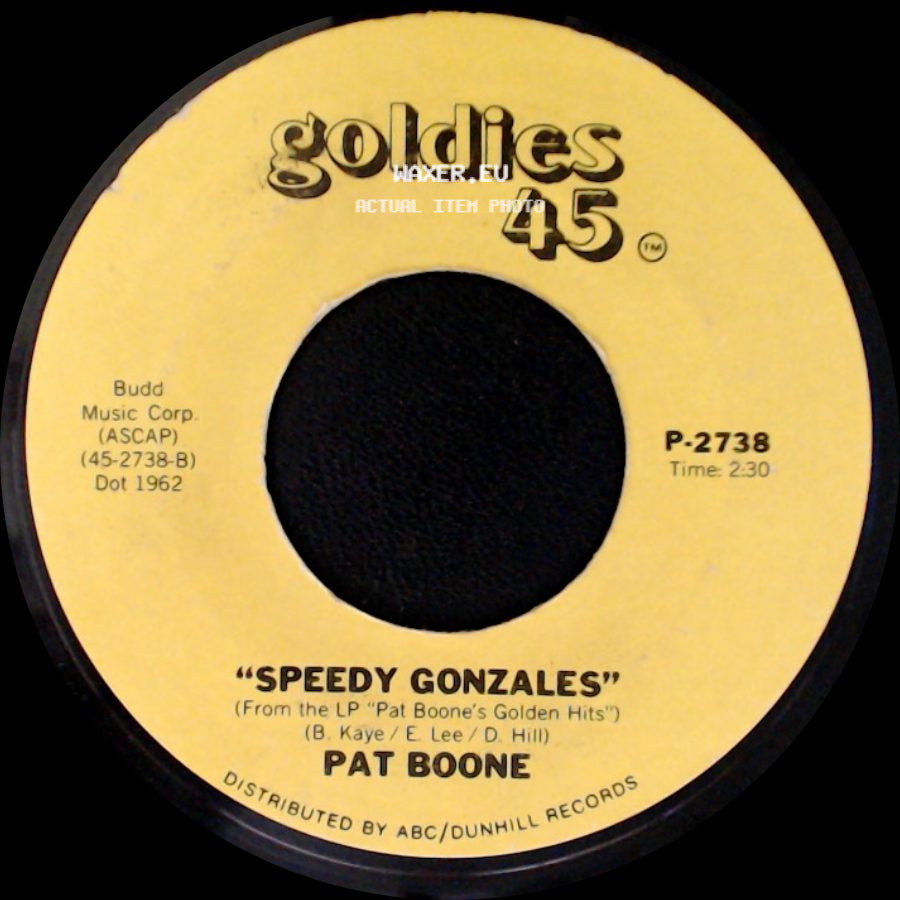 Pat Boone - Speedy Gonzales / Moody River side A