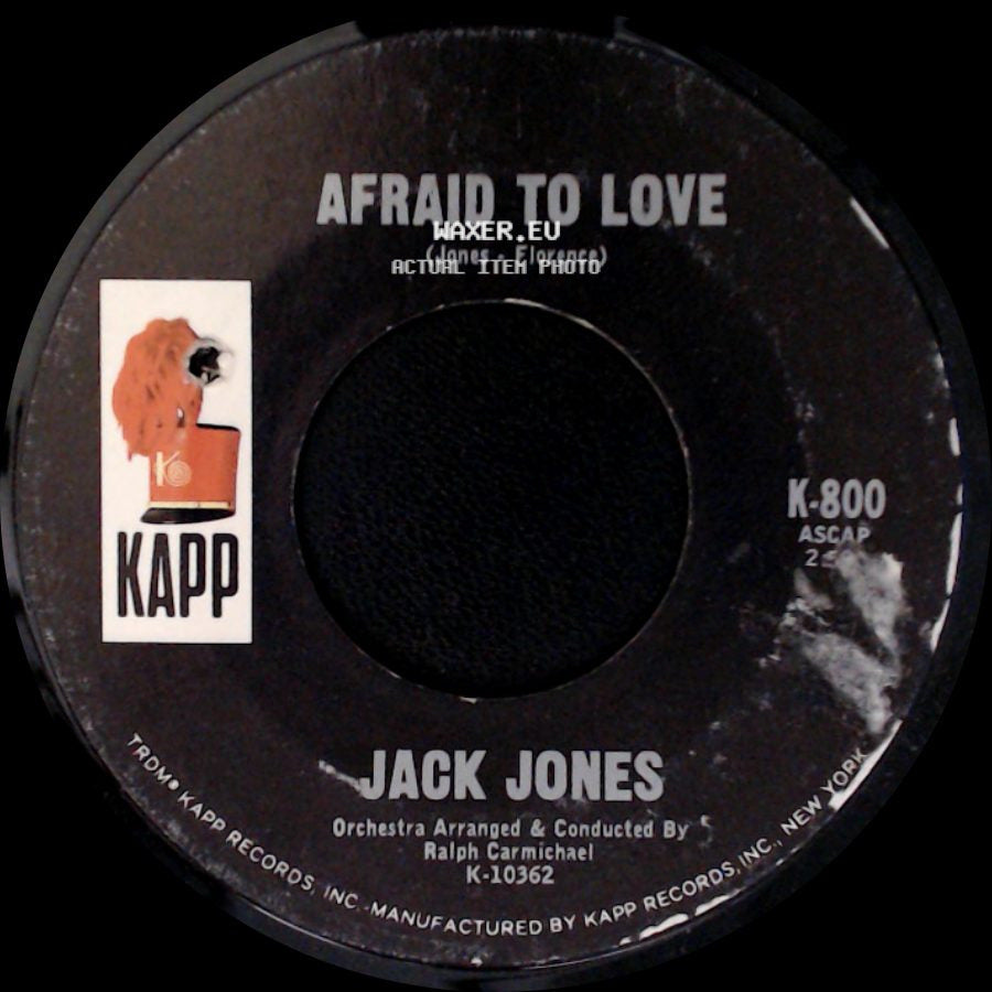 Jack Jones - Afraid To Love / Lady side A