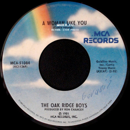 The Oak Ridge Boys - Elvira / A Woman Like You side B