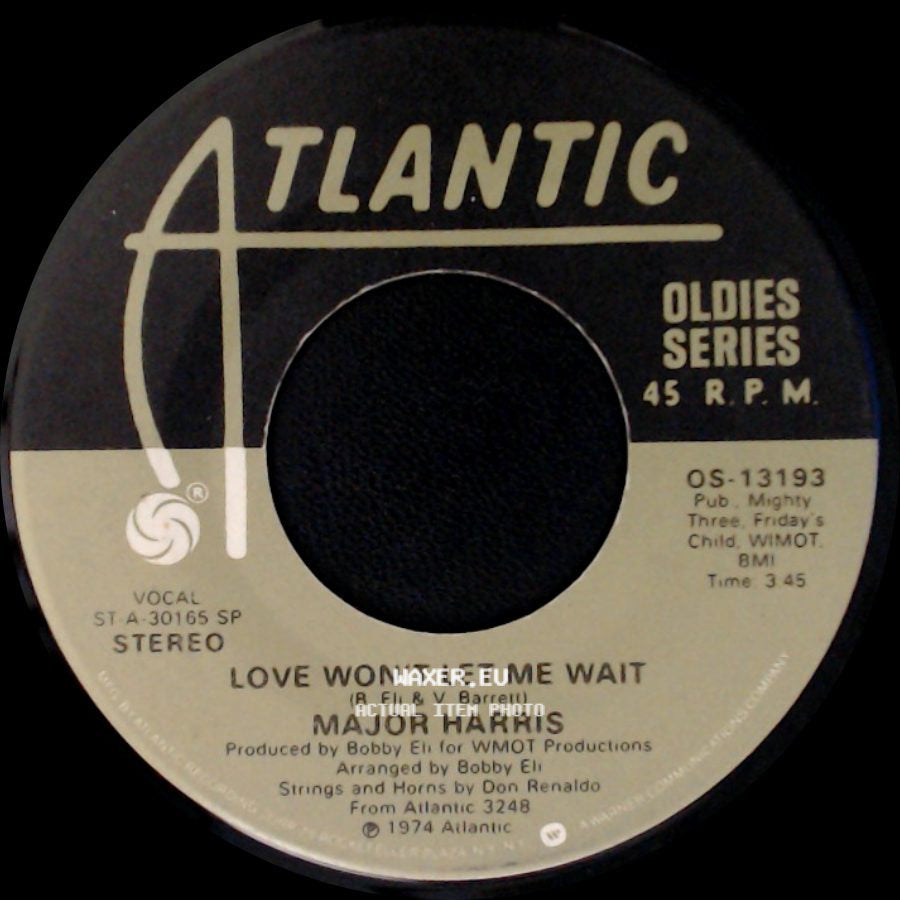 The Major Harris Boogie Blues Band / Major Harris - Each Morning I Wake Up / Love Won't Let Me Wait side B