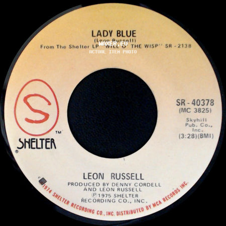 Leon Russell - Lady Blue / Laying Right Here In Heaven side A