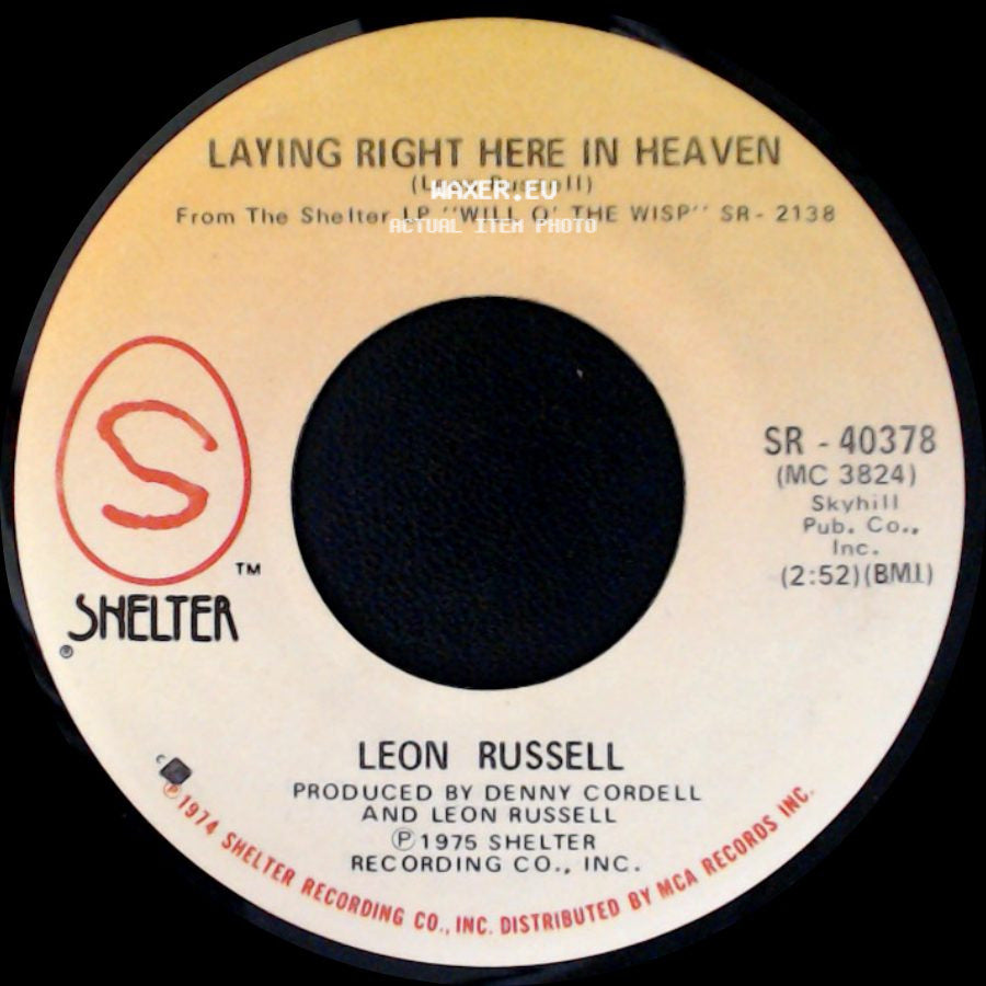 Leon Russell - Lady Blue / Laying Right Here In Heaven side B