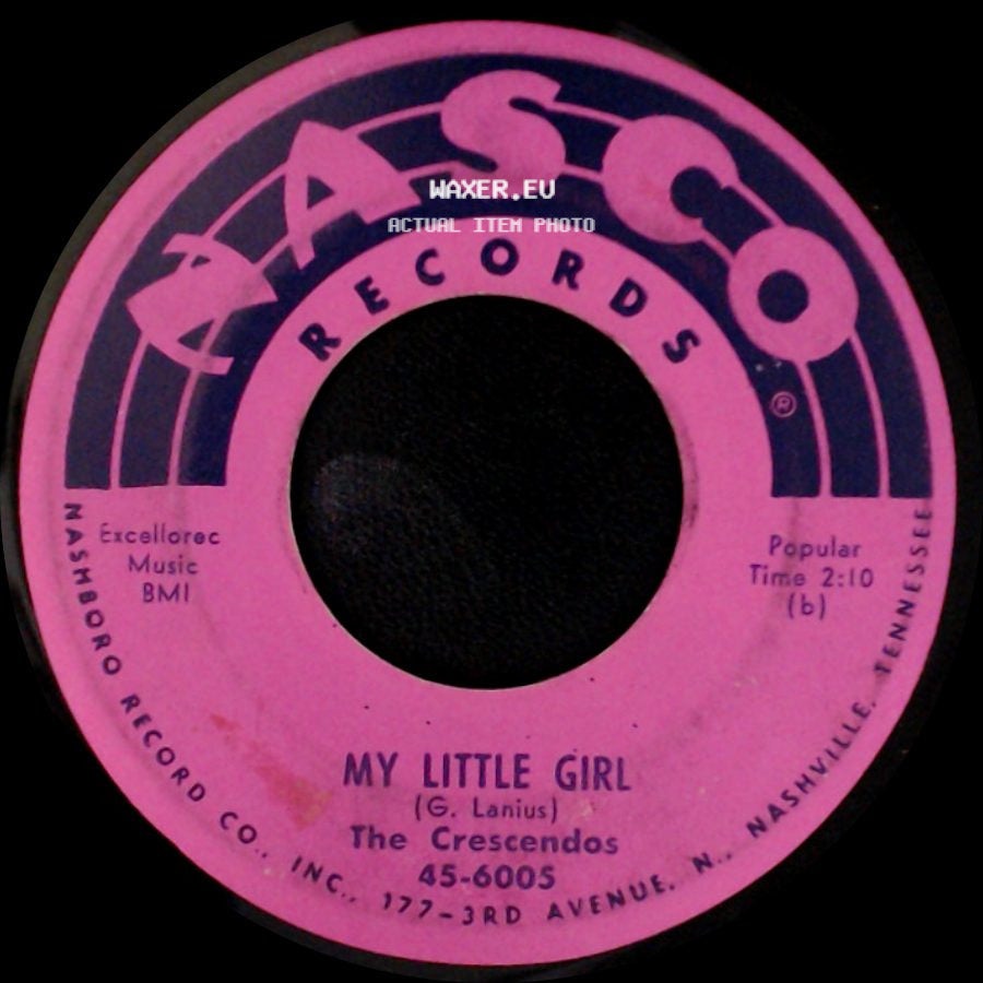 The Crescendos - My Little Girl / Oh Julie side A