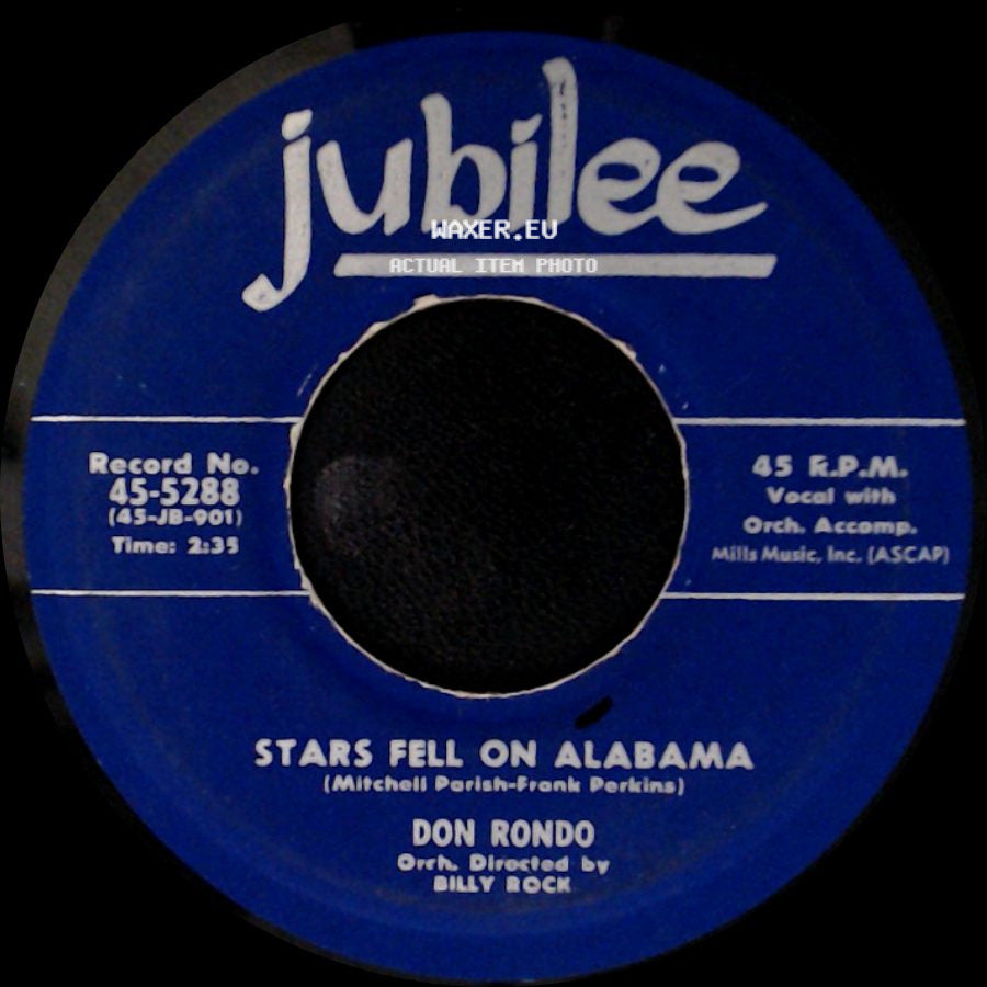 Don Rondo - Stars Fell On Alabama / White Silver Sands side A