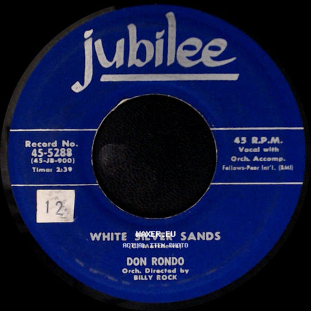 Don Rondo - Stars Fell On Alabama / White Silver Sands side B