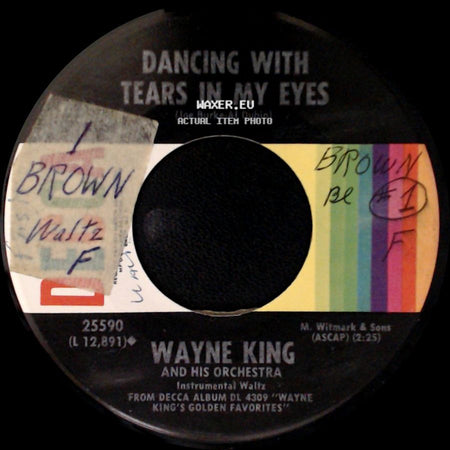 Wayne King And His Orchestra - Near You / Dancing With Tears In My Eyes side B