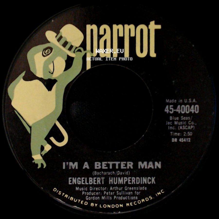 Engelbert Humperdinck - I'm A Better Man / Cafe side A
