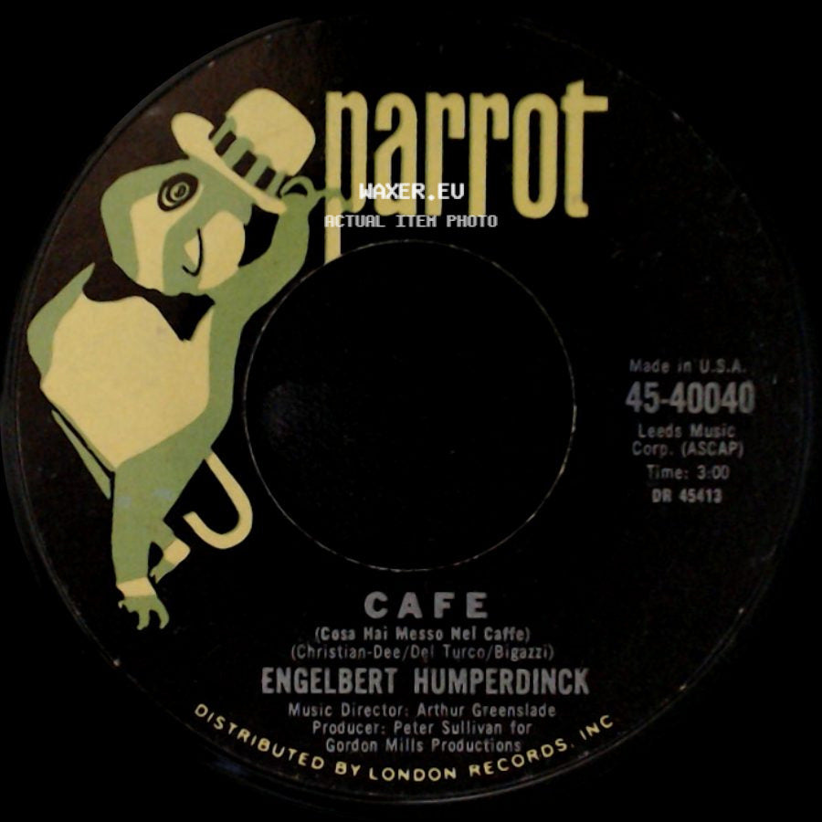 Engelbert Humperdinck - I'm A Better Man / Cafe side B
