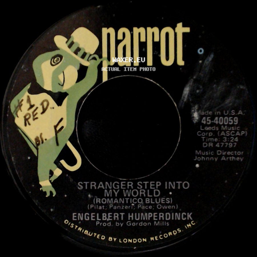 Engelbert Humperdinck - Stranger Step Into My World (Romantico Blues) / When There's No You side A