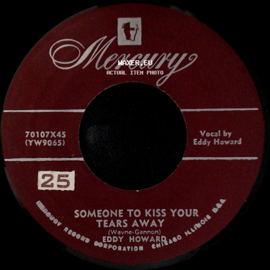 Eddy Howard - Gomen Nasai (Forgive Me) / Someone To Kiss Your Tears Away side B