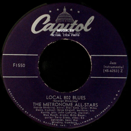 The Metronome All-Stars - Local 802 Blues / Early Spring side A