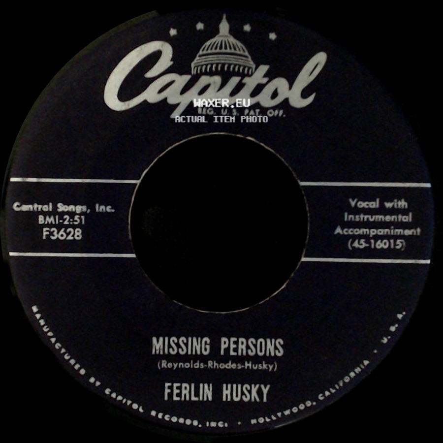 Ferlin Husky - Missing Persons / Gone side A
