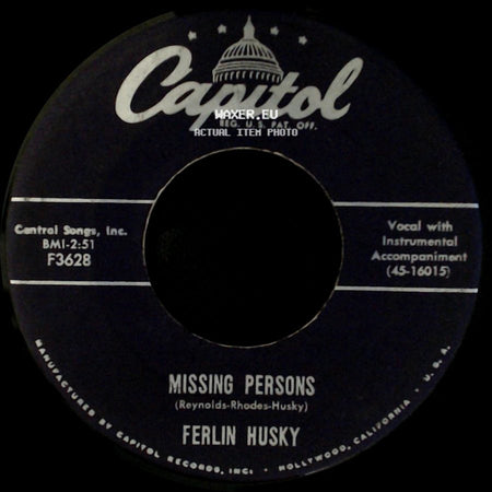 Ferlin Husky - Missing Persons / Gone side A