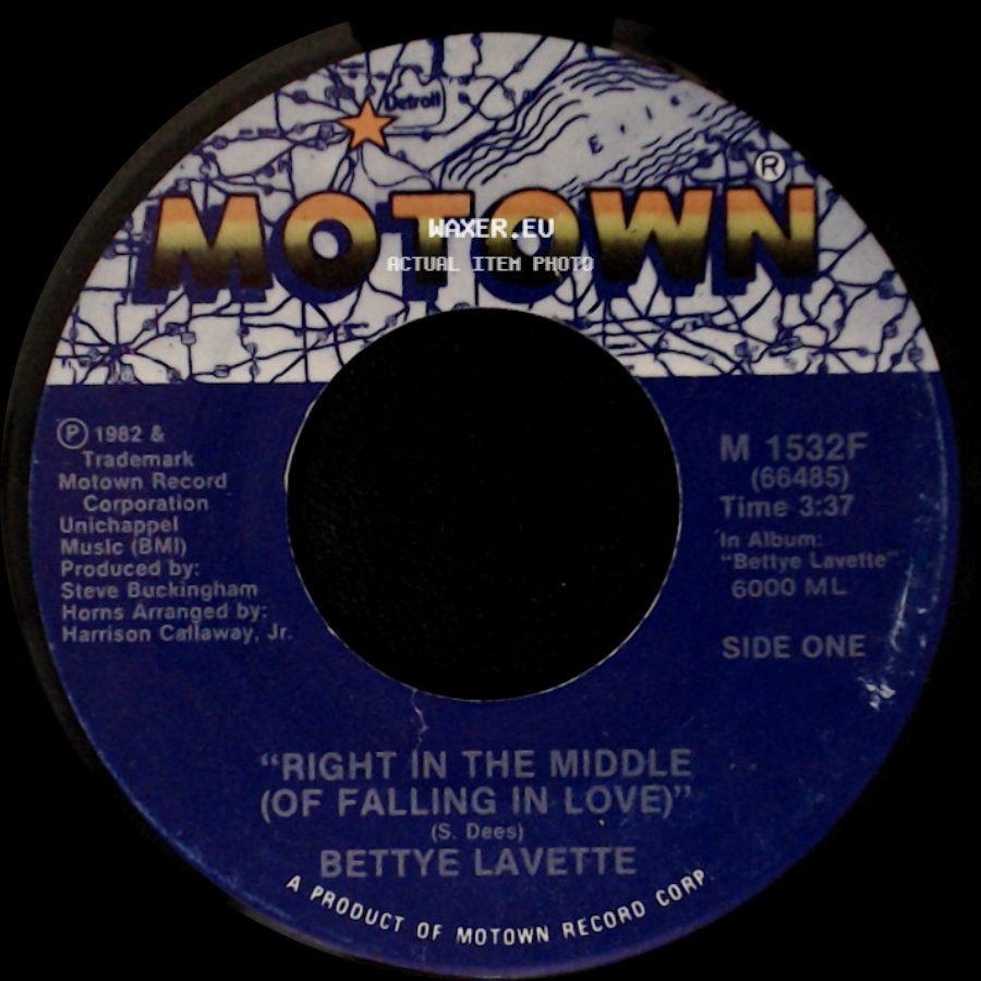 Bettye Lavette - Right In The Middle (Of Falling In Love) / You Seen One You Seen 'em All side A