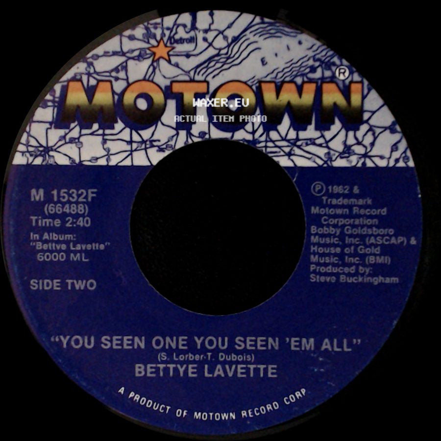 Bettye Lavette - Right In The Middle (Of Falling In Love) / You Seen One You Seen 'em All side B