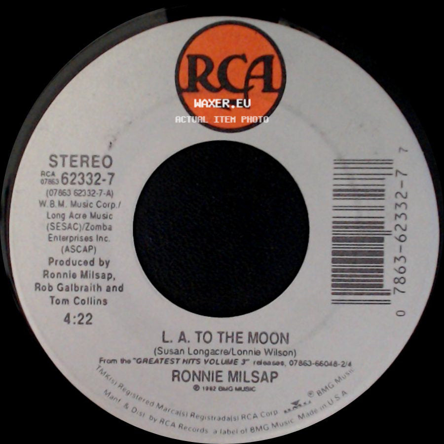Ronnie Milsap - L. A. To The Moon / When The Hurt Comes Down side A