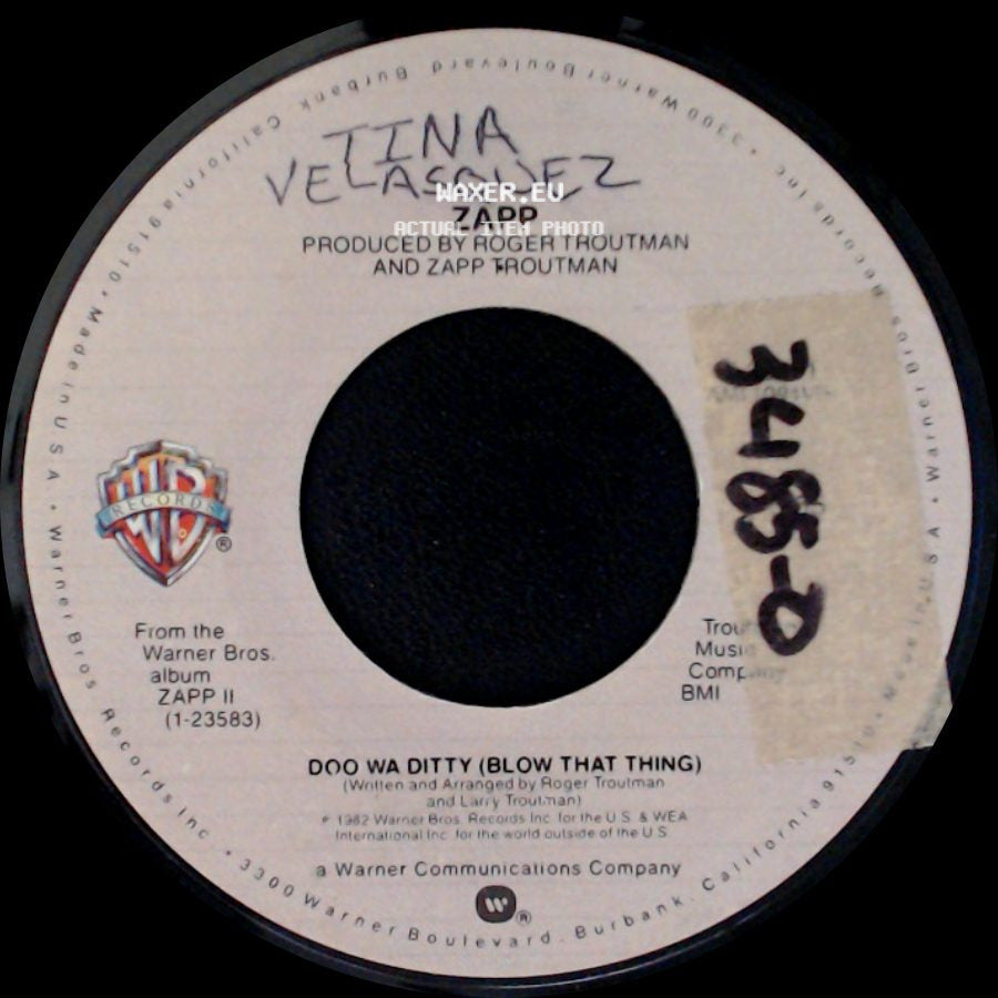 Zapp - Doo Wa Ditty (Blow That Thing) / Come On side A
