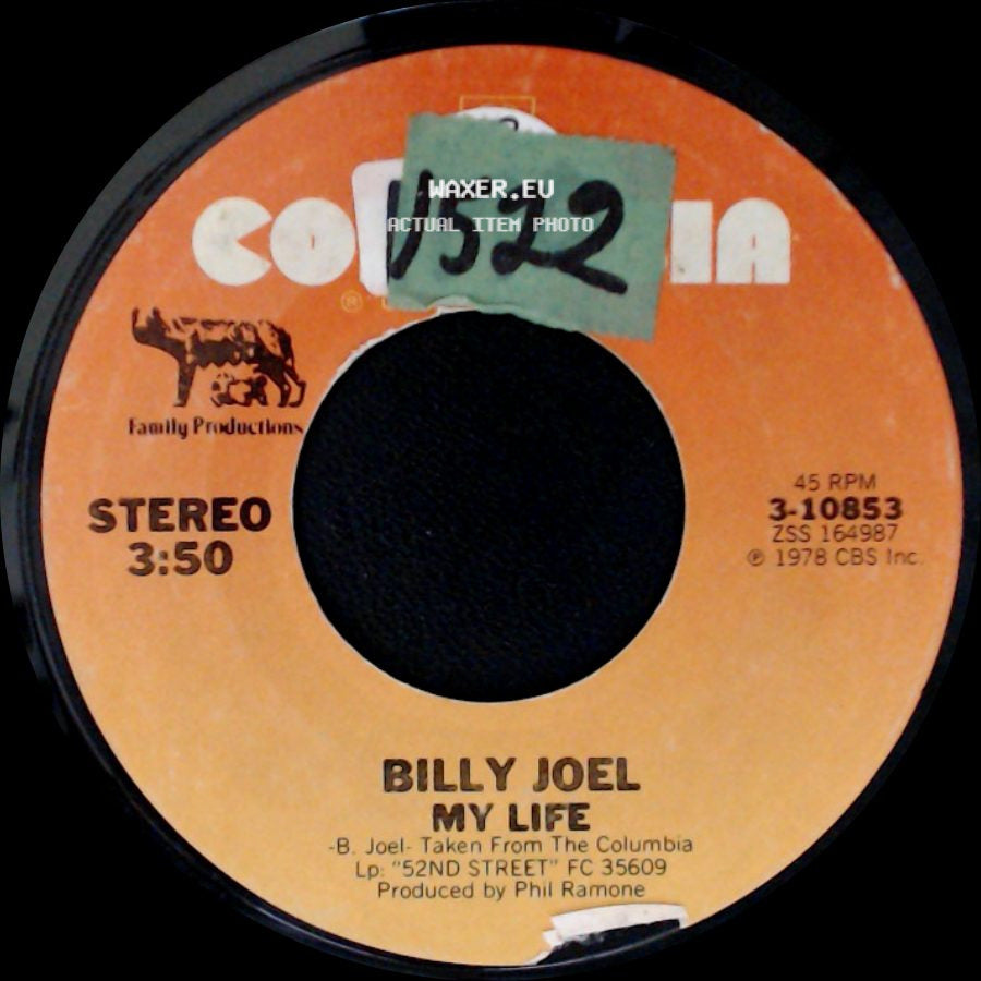 Billy Joel - My Life / 52Nd Street side A
