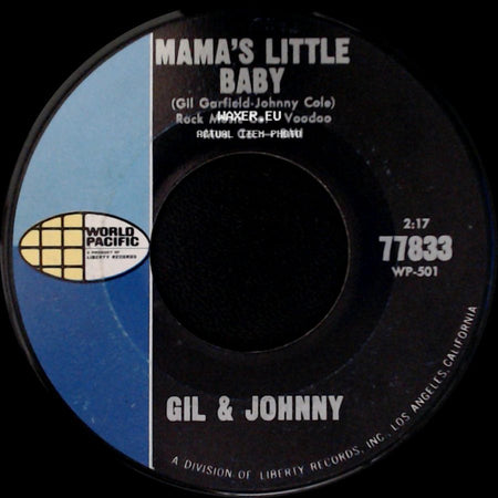 Gil & Johnny - Come On Sunshine / Mama's Little Baby side B