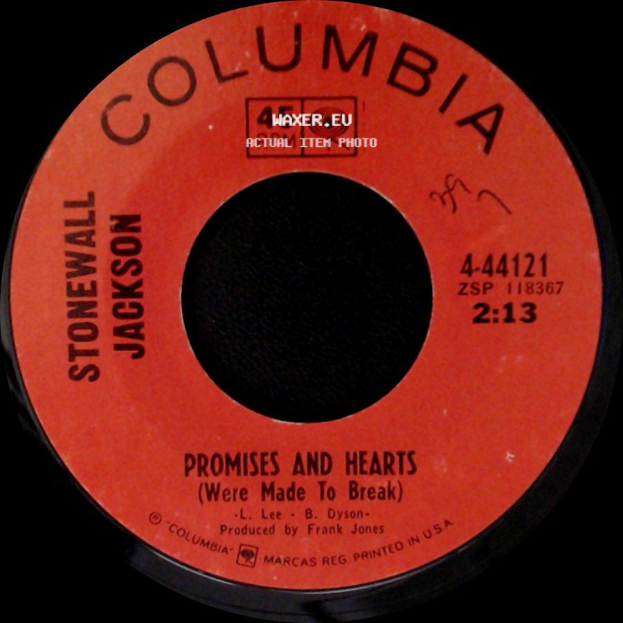 Stonewall Jackson - Promises And Hearts (Were Made To Break) / While The Daisies Grow Free side A