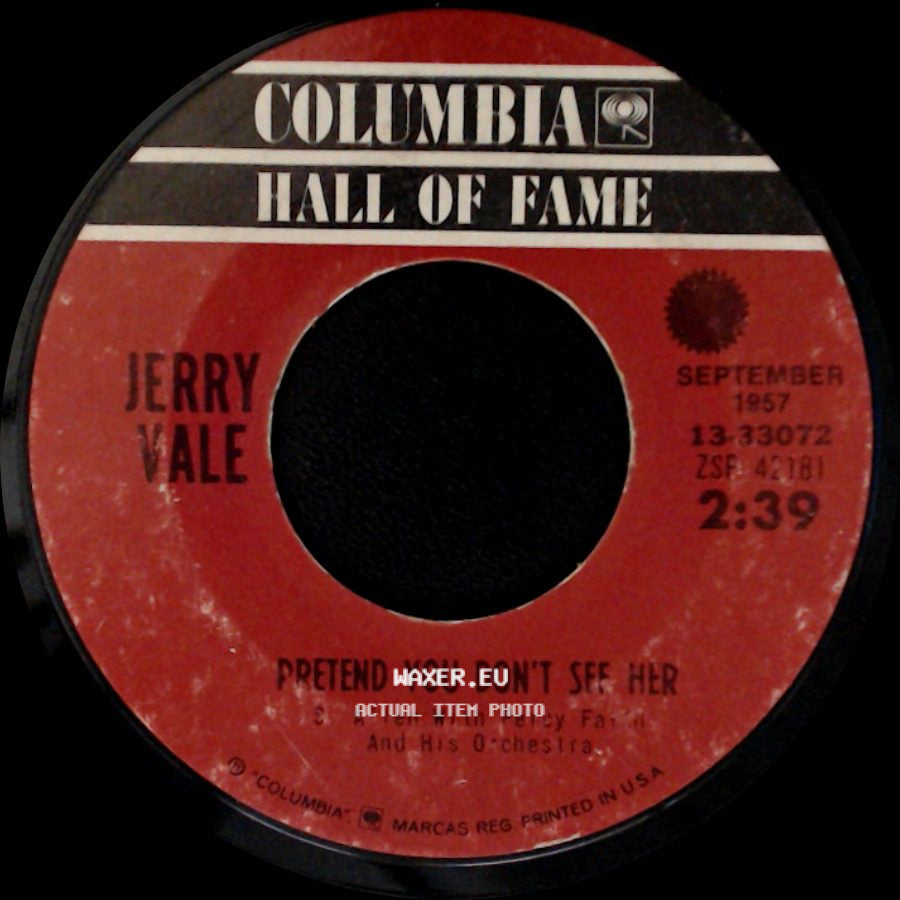Jerry Vale - Pretend You Don't See Her / Innamorata (Sweetheart) side A