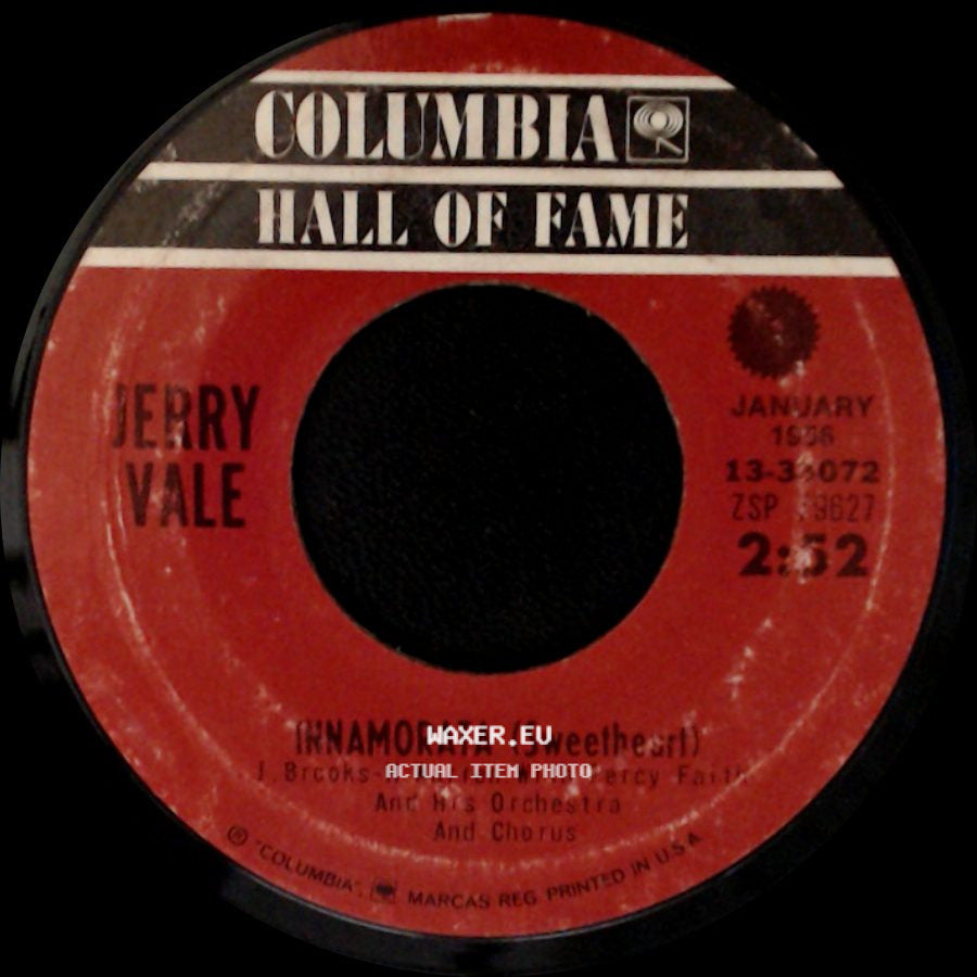 Jerry Vale - Pretend You Don't See Her / Innamorata (Sweetheart) side B