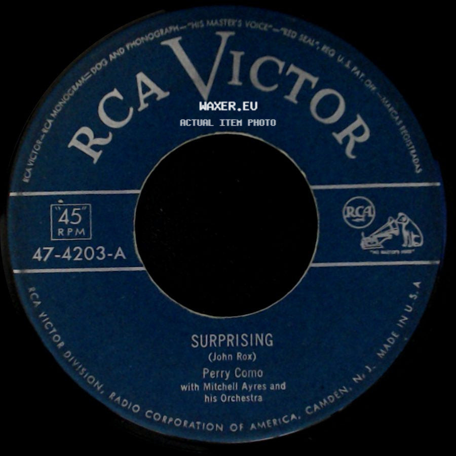 Perry Como - Surprising / Cara Cara Bella Bella side A