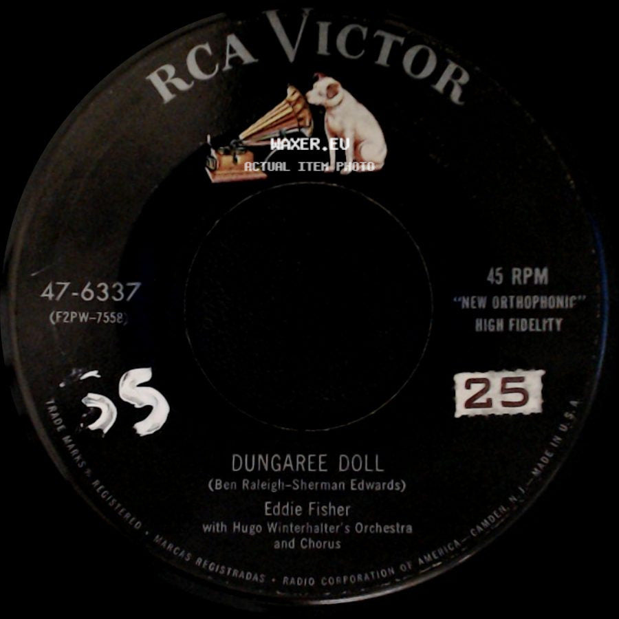 Eddie Fisher - Everybody's Got A Home But Me / Dungaree Doll side B