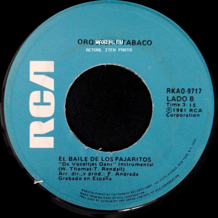Orquesta Tabaco - El Baile De Los Pajaritos / El Baile De Los Pajaritos side B