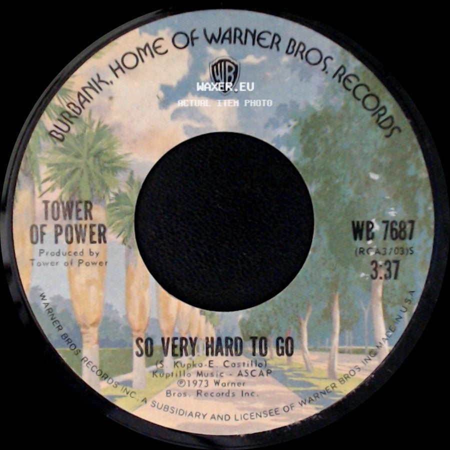 Tower Of Power - Clean Slate / So Very Hard To Go side B