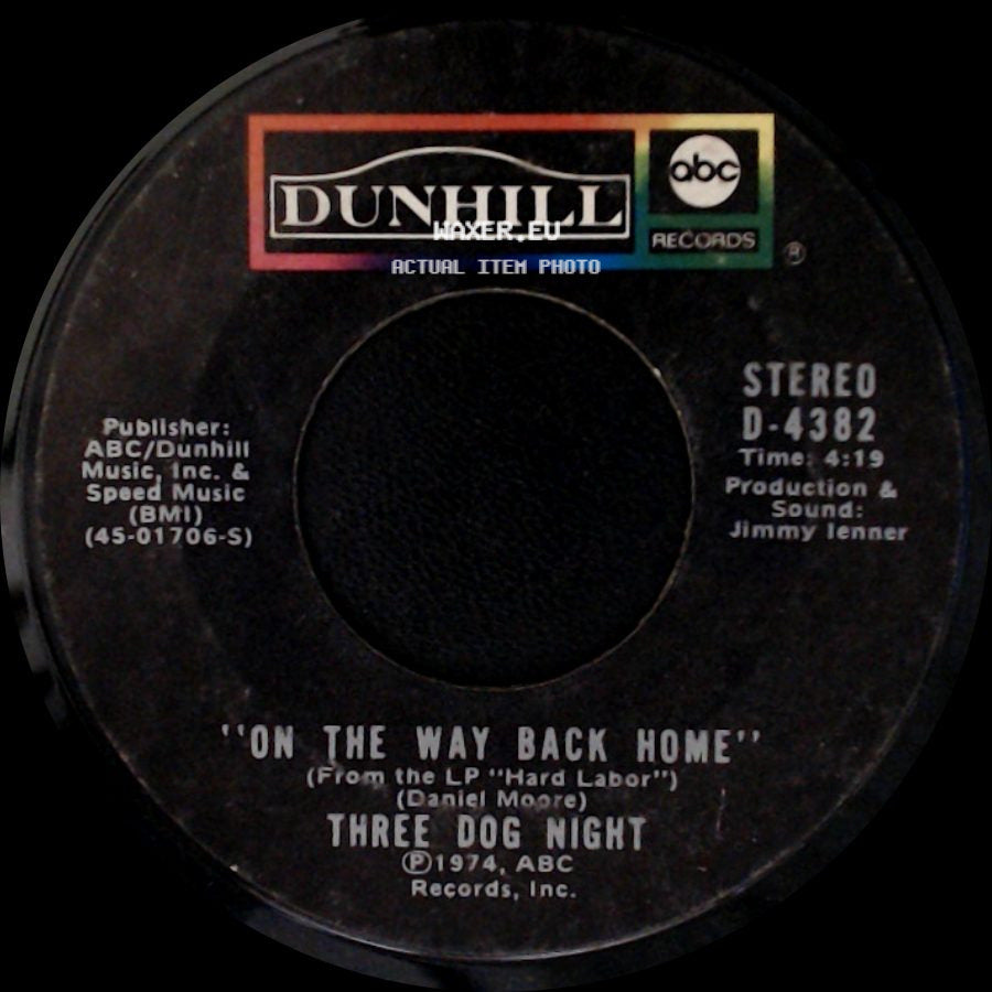 Three Dog Night - The Show Must Go On / On The Way Back Home side B
