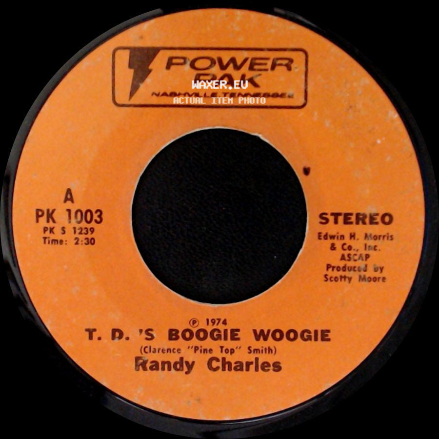 Randy Charles - T. D.'s Boogie Woogie / Today I Started Loving You Again side A