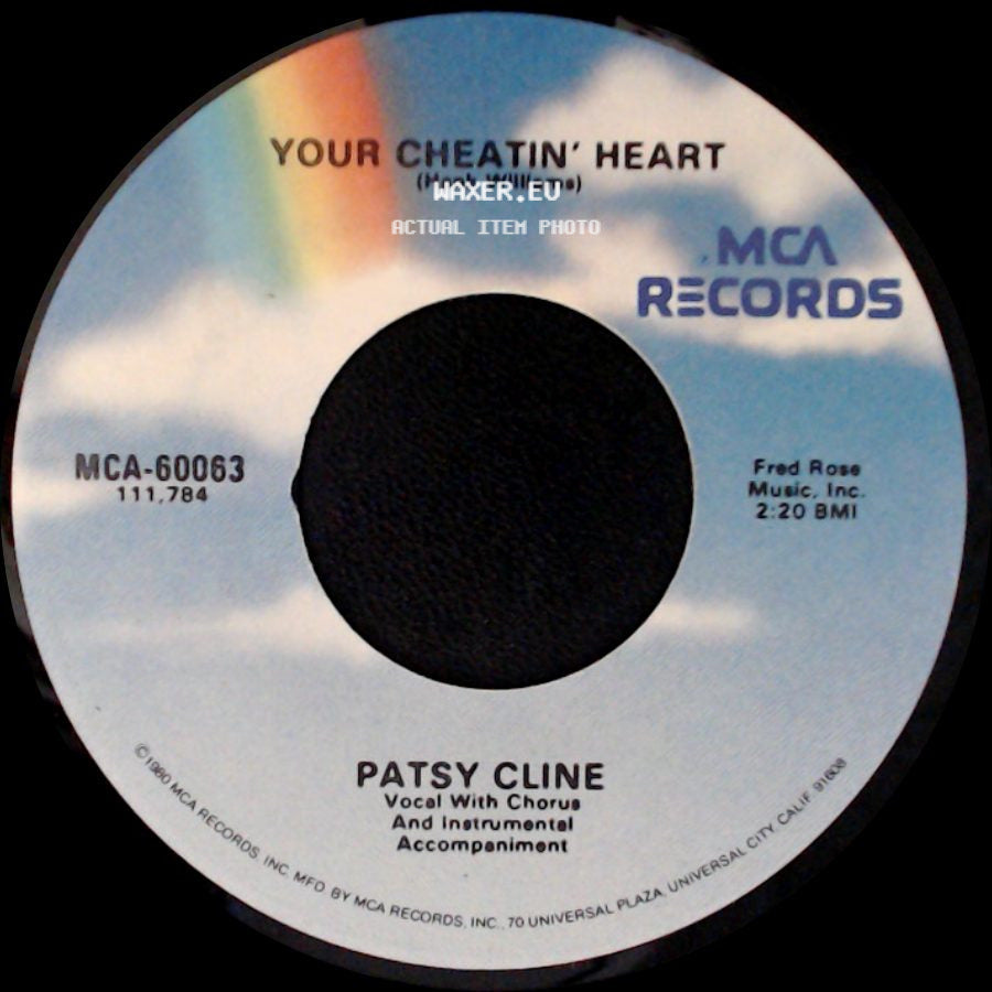 Patsy Cline - Crazy / Your Cheatin' Heart side B