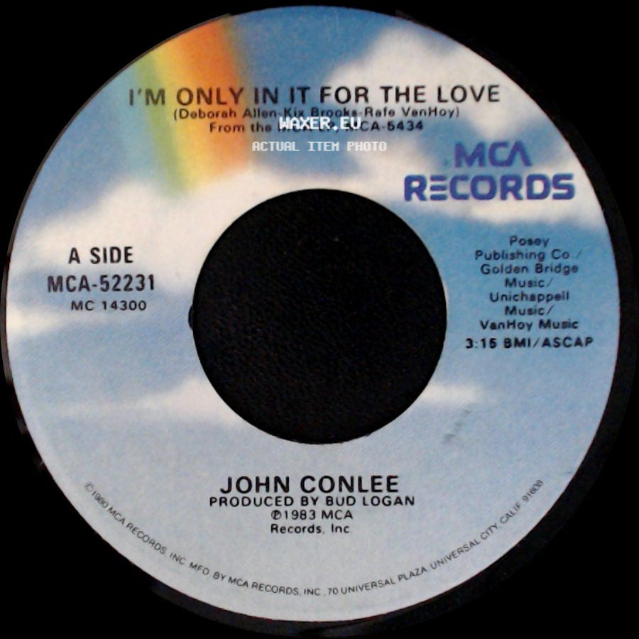 John Conlee - I'm Only In It For The Love / Lay Down Sally side A