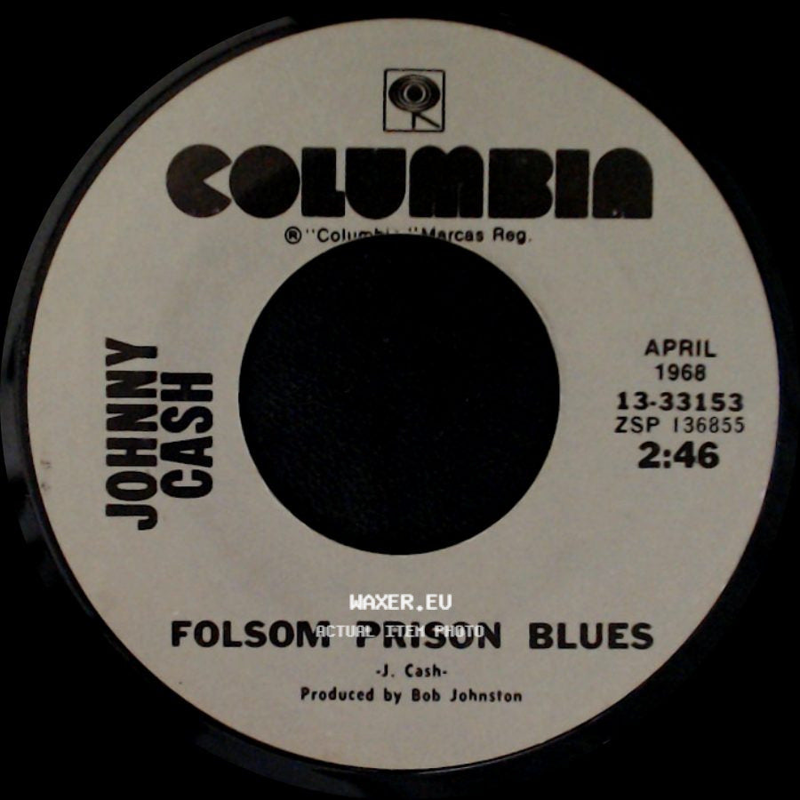 Johnny Cash - Folsom Prison Blues / Daddy Sang Bass side A